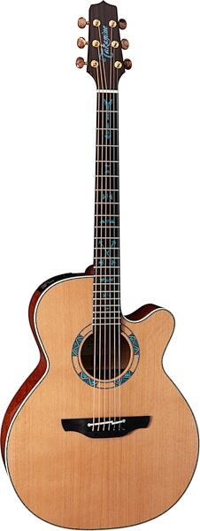 Takamine LTD 2023 Santa Fe Acoustic-Electric Guitar (with Gig Bag), Action Position Back