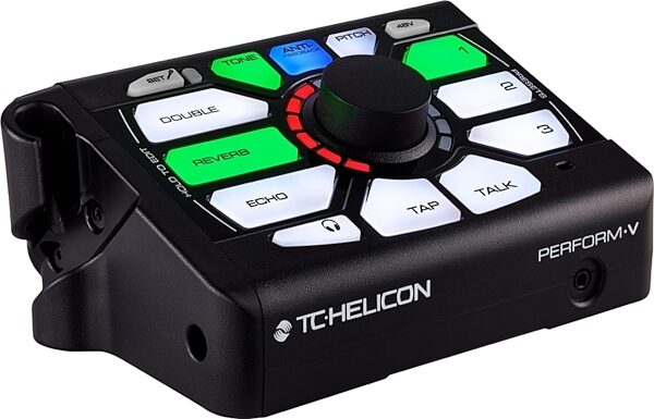 TC-Helicon Perform-V Vocal Performance Mic-Stand-Mount Processor, Left