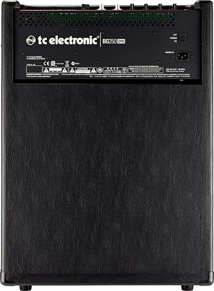 TC Electronic BG250-115 Bass Combo Amplifier (250 Watts, 1x15"), Rear