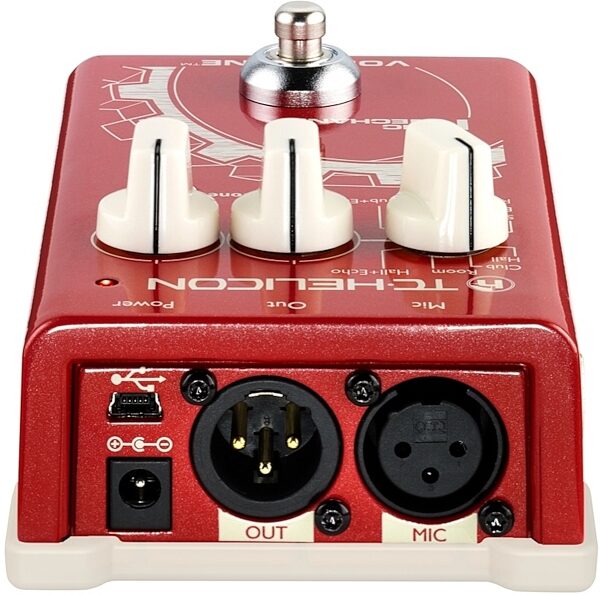 TC-Helicon VoiceTone Mic Mechanic Vocal Effects Pedal, Rear