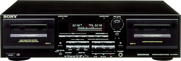 Sony TCWR565RM Rackmount Dual Well Cassette Deck, Main