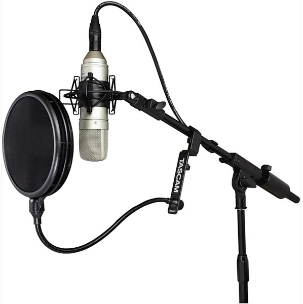 TASCAM TM-AG1 Dual-Screen Microphone Pop Filter, Warehouse Resealed, Alt