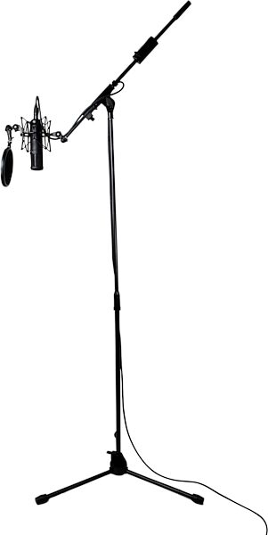 TASCAM TM-AM1 Tripod Boom Microphone Stand, New, Action Position Back