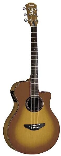 Yamaha APX3 Thinline Acoustic-Electric Guitar, Tobacco Sunburst