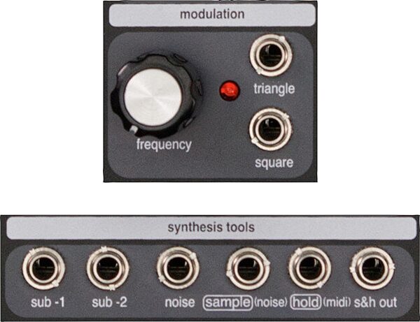 Pittsburgh Modular Lifeforms SV-1b Analog Monophonic Synthesizer, Action Position Back