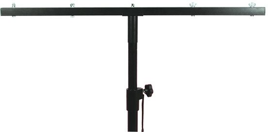 Novopro TOP1 35mm Speaker Stand Top Hat Mount Adapter, In Use with Bar