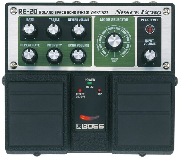 Boss RE-20 Space Echo Delay Pedal, New, Main