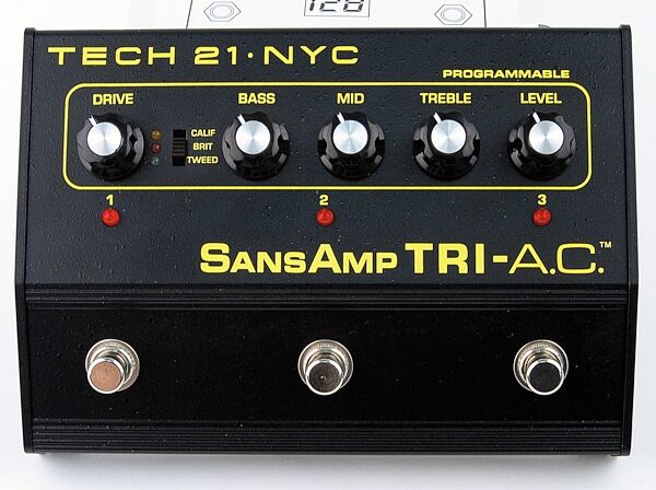 Tech21 SansAmp TRI-A.C. Triple Channel Overdrive Pedal, Main