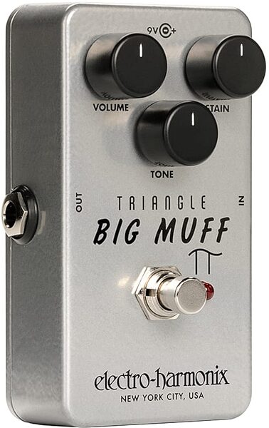 Electro-Harmonix Triangle Big Muff Pi Overdrive Pedal, New, Action Position Back