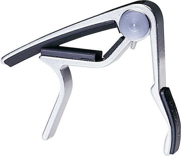 Dunlop 83C Trigger Acoustic Curved Guitar Capo, Nickel, 83CN, Main