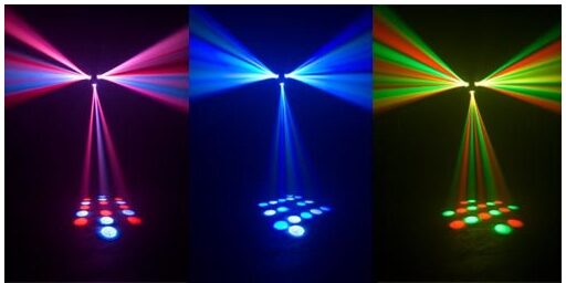 American DJ Triple Flex LED Centerpiece Effect Light, FX2