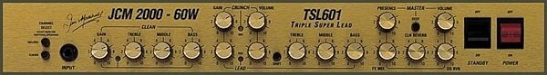 Marshall TSL601 Triple Super Lead JCM2000 Series Guitar Combo Amplifier (60 Watts, 1x12 in.), Front Panel