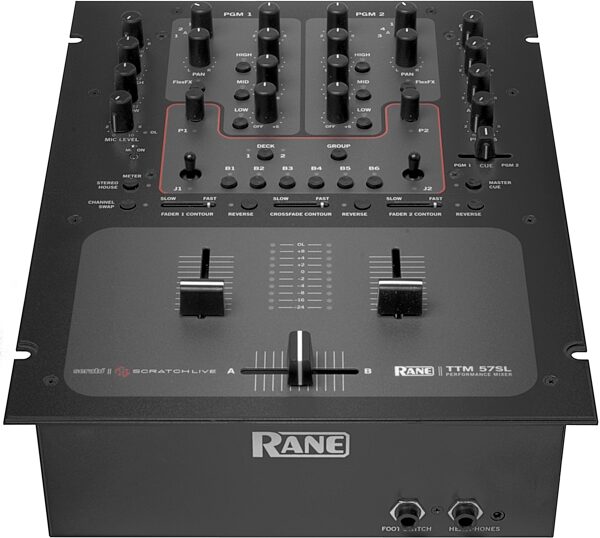 Rane TTM 57SL DJ Mixer, Top