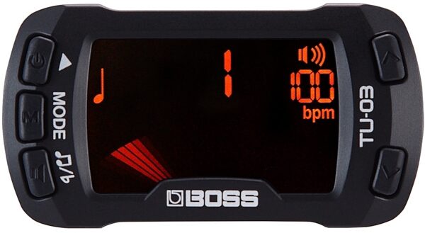 Boss TU-03 Clip On Tuner and Metronome, New, View