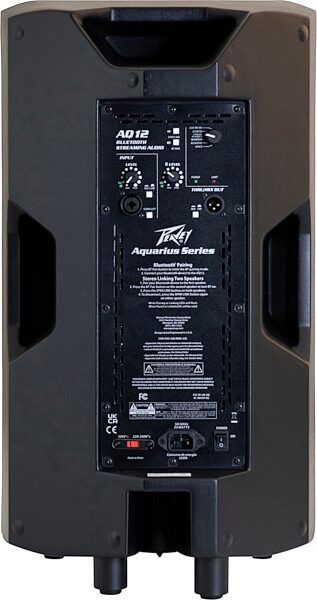 Peavey Aquarius AQ12 2-Way Powered Speaker (1000 Watts, 1x12"), New, Action Position Back