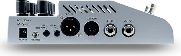 Two Notes LeBass 2-Channel Preamp/Cab Simulator, Action Position Side