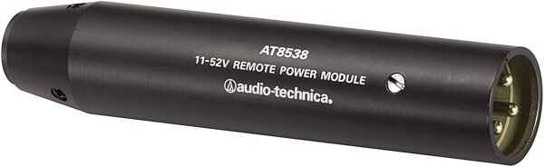 Audio-Technica U853 UniLine Condenser Hanging Microphone, Black, U853RU, TA3F with XLR Power Module, Action Position Back
