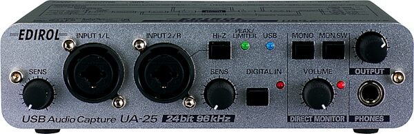 Edirol UA25 USB Stereo Audio Interface, Main