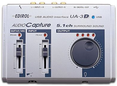 Edirol UA3D Stereo USB Audio Interface, Main