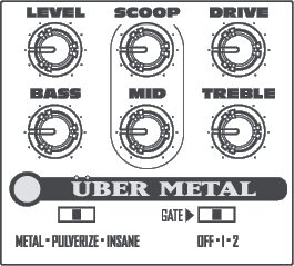herfst rook Surrey Line 6 MS2 Uber Metal ToneCore Pedal | zZounds