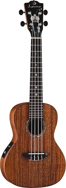 Luna Solid Wood Concert Ukulele (with Gig Bag), Orchid