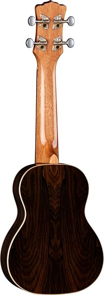 Luna Soprano Ziricote Ukulele (with Gig Bag), Main with head Back