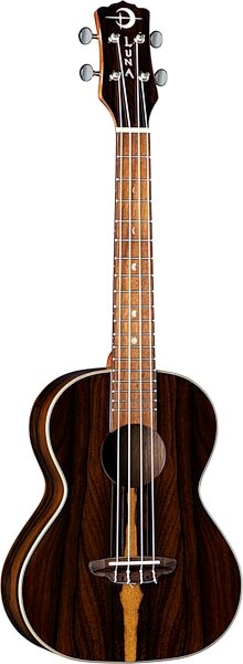 Luna Tenor Ziricote Ukulele (with Gig Bag), Main with head Front