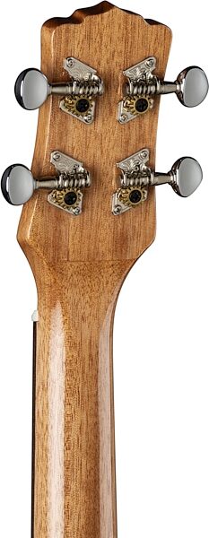 Luna Tenor Ziricote Ukulele (with Gig Bag), Rear detail Headstock