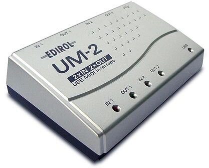 Edirol UM2C 2 In/2 Out USB MIDI Interface, Main