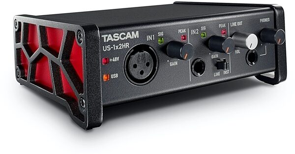 TASCAM US-1X2HR 2x2 USB Audio Interface, New, View