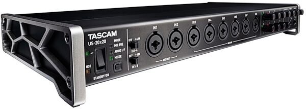 TASCAM Celesonic US-20x20 Multi-Channel USB Audio Interface, Angle