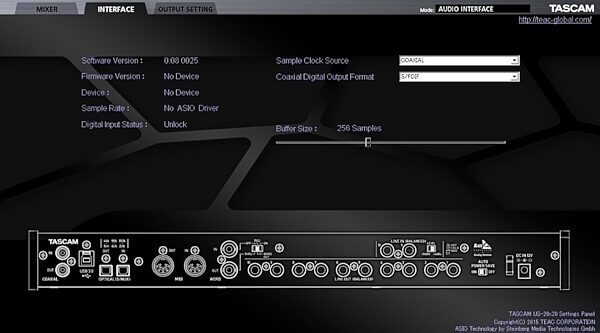 TASCAM Celesonic US-20x20 Multi-Channel USB Audio Interface, New, ve