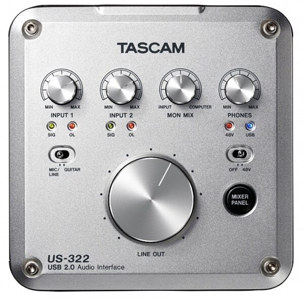 TASCAM US-322 USB Audio Interface, Main-