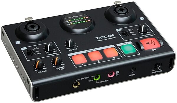 TASCAM US-42B MiniStudio Creator USB Audio Interface, Black, US-42B, Blemished, View