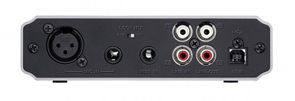 TASCAM US-125M USB Mixing Audio Interface, Rear