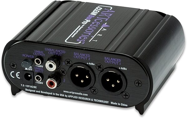 ART CLEANBoxPro Dual-Channel Balanced/Unbalanced Level Converter, New, Action Position Back