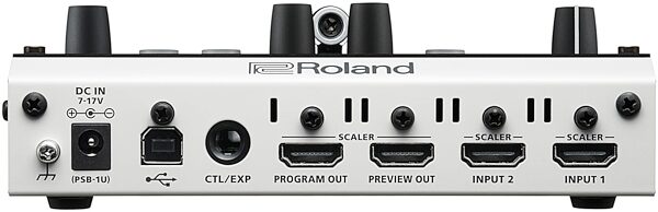 Roland V-02HD Multi-Format Video Mixer, New, Rear