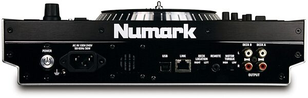 Numark V7 Motorized Turntable Software Controller, Back