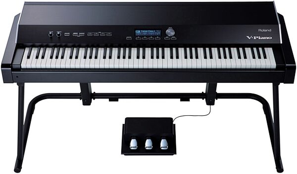 Roland V-Piano Digital Piano, Front (With KSV8 Keyboard Stand)
