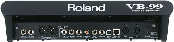 Roland VB-99 V-Bass System, Rear