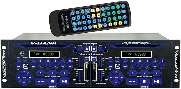 VocoPro VBANK Dual Deck Multi-Format DVD/Hard Drive Karaoke System, Main