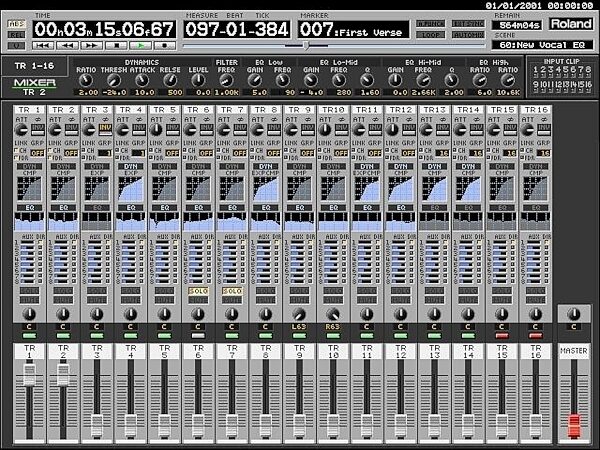 Roland VS2480CD 24-Track Digital Studio Workstation, Multi-view