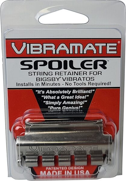 Vibramate Spoiler String Retainer for Bigsby Tremolo, New, Action Position Back