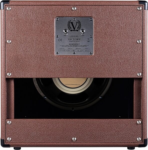 Victory V112-VB Guitar Speaker Cabinet (60 Watts, 1x12 Inch), Brown, Back