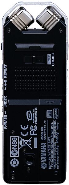 Yamaha Pocketrak CX Portable Digital Recorder, Rear