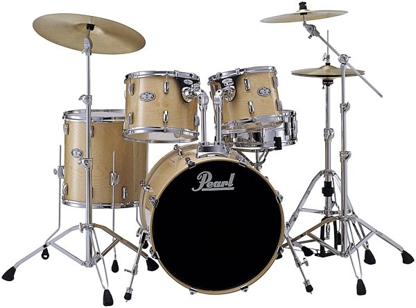 Pearl VBX925S Vision VBX 5-Piece Drum Shell Kit, Clear Birch