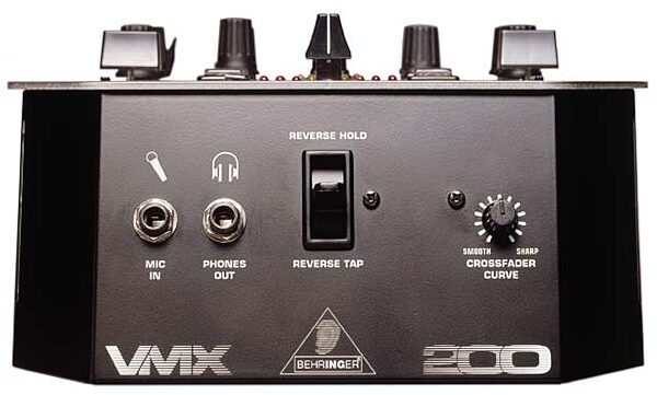 Behringer VMX200 VCA-Controlled 2-Channel Pro DJ Mixer with Beat Counter, Front