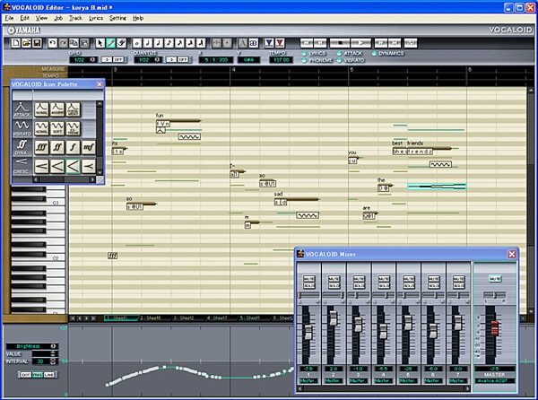 Zero G Vocaloid Leon Male Vocal VSTi (Windows), Screen