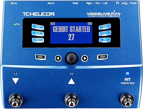 TC-Helicon VoiceLive Play Vocal Effects and Harmony Pedal, Main