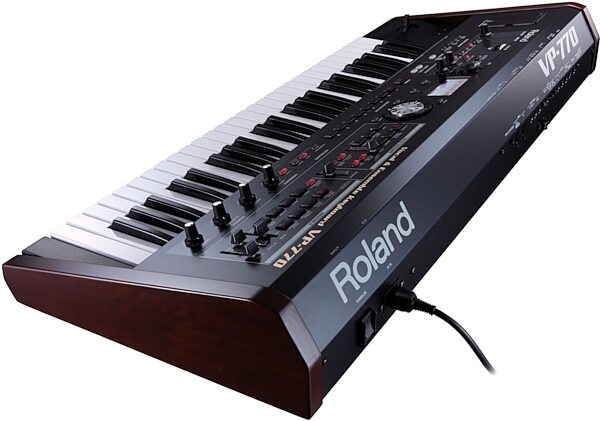 Roland VP770 49-Key Vocal and Ensemble Keyboard, Rear Angle